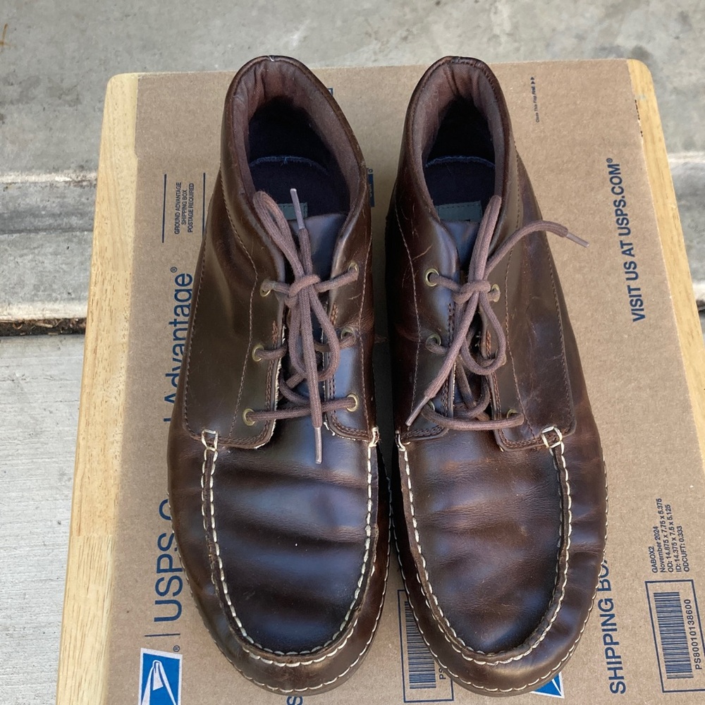 Men's UGG Brown Leather Shoes size 13